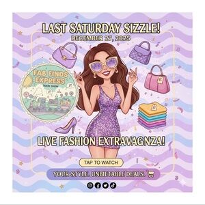 Purple Sequin Dress with Sunglasses